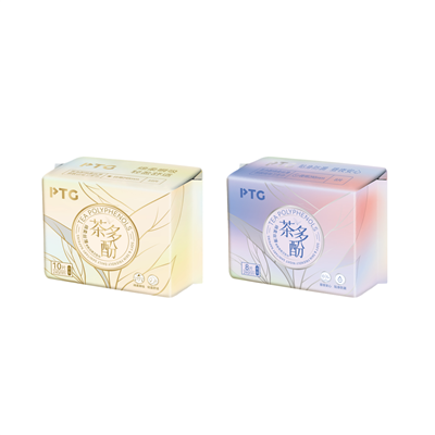 Te PTG Polyphenol Meddal Silk Tenau Croen Napcynnau Glanweithdra Dyddiol Cyfeillgar